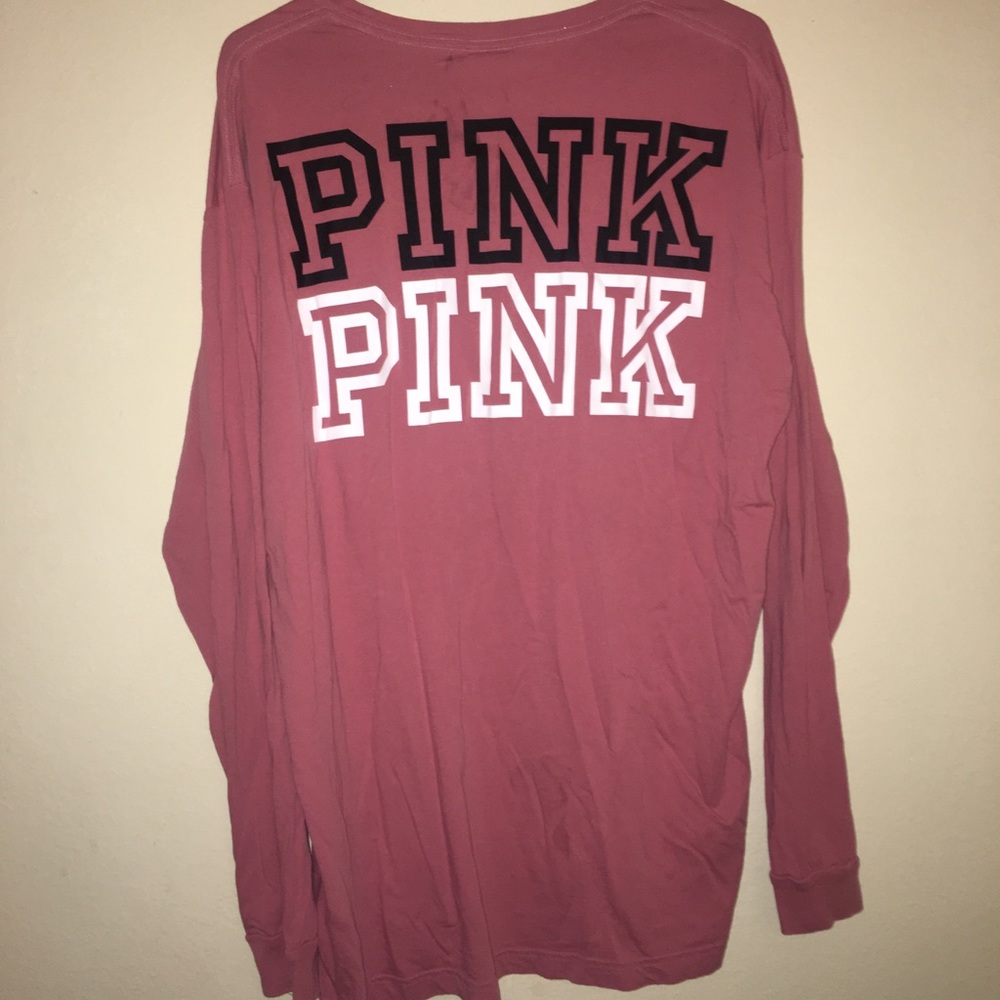 🌟PINK VS OVERSIZED LOUNGE TEE SIZE L🛍🛍